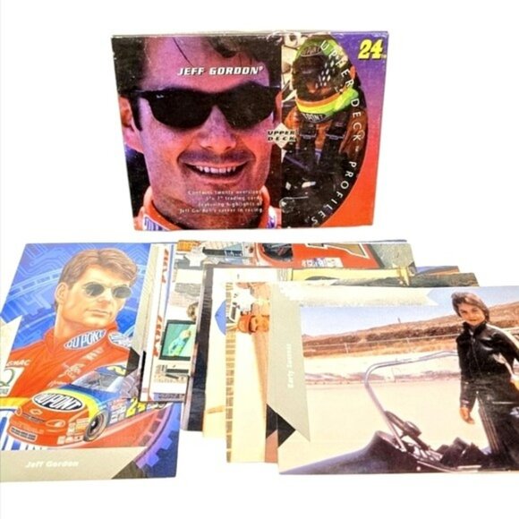 Vintage 1996 Nascar Jeff Gordon 20 Oversized Trading Cards Upper Deck Racing Fun - Picture 1 of 15